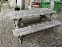 Picknicktafel incl. 2 banken - afbeelding 2 van  6