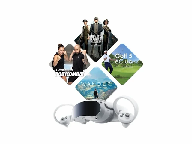 Pico 4 all-in-one vr headset 128 gb wit - afbeelding 2 van  4