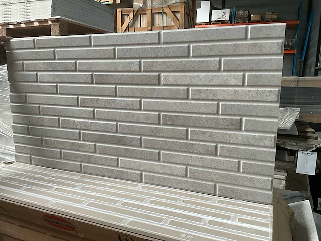 Piemme bits pearl grey bricks wandtegels (66.825m2) - afbeelding 2 van  5