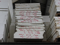 Piepschuim / polystyreen isolatiemateriaal in diverse diktes en afmetingen. ruim 35 stapels / pallets op en... - afbeelding 3 van  3