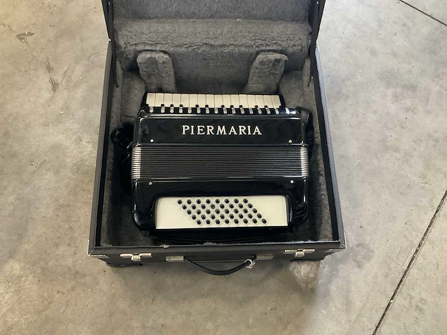 Piermaria accordeon in koffer - afbeelding 1 van  3