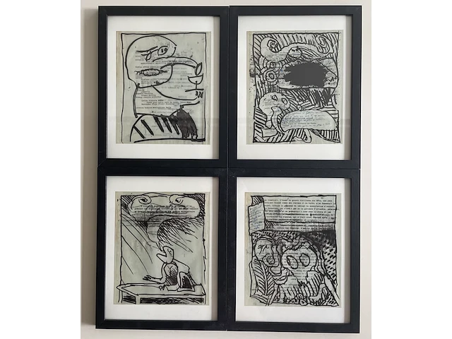 Pierre alechinsky (12 stuks) - afbeelding 2 van  5