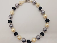 Pierre balmain collier met steentjes - afbeelding 1 van  6