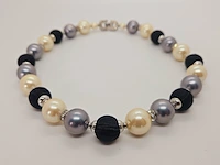 Pierre balmain collier met steentjes - afbeelding 2 van  6