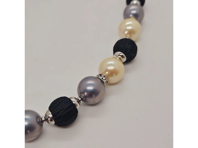 Pierre balmain collier met steentjes - afbeelding 3 van  6