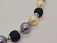 Pierre balmain collier met steentjes - afbeelding 3 van  6