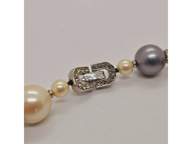 Pierre balmain collier met steentjes - afbeelding 4 van  6