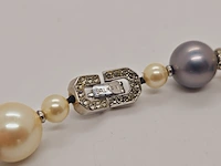 Pierre balmain collier met steentjes - afbeelding 4 van  6