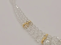 Pierre balmain goldplated collier met steentjes - afbeelding 5 van  6