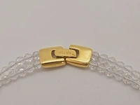 Pierre balmain goldplated collier met steentjes - afbeelding 6 van  6