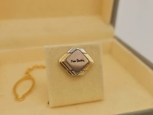 Pierre cardin gp gouden tie holder - inclusief doos - afbeelding 1 van  6