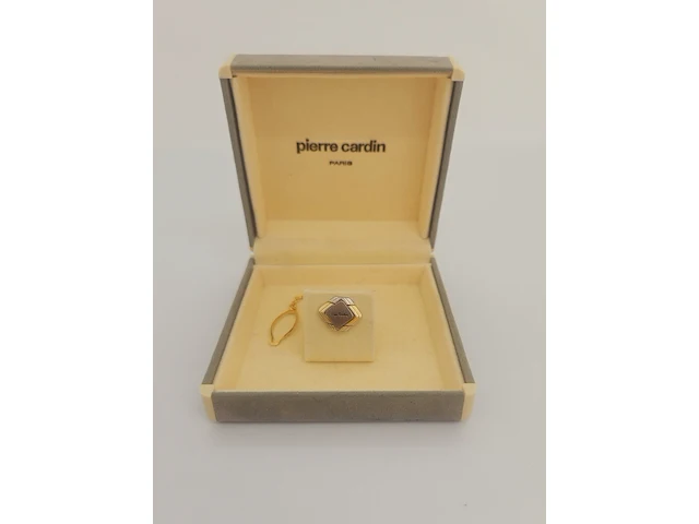 Pierre cardin gp gouden tie holder - inclusief doos - afbeelding 2 van  6