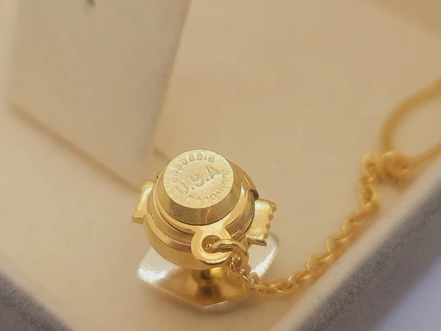 Pierre cardin gp gouden tie holder - inclusief doos - afbeelding 4 van  6