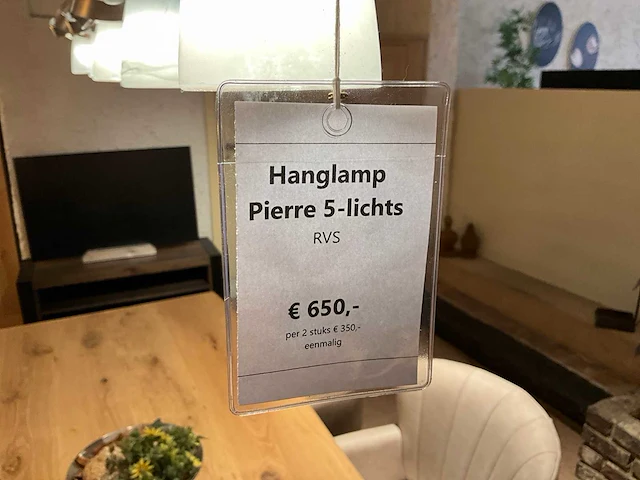 Pierre hanglamp rvs - afbeelding 5 van  5