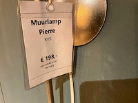 Pierre wandlamp rvs (2x) - afbeelding 4 van  4