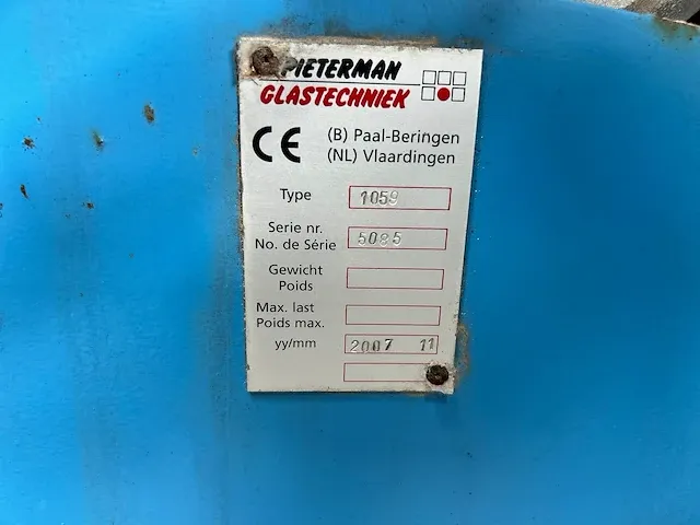 Pieterman 1059 stationaire schuurmachine - afbeelding 7 van  8
