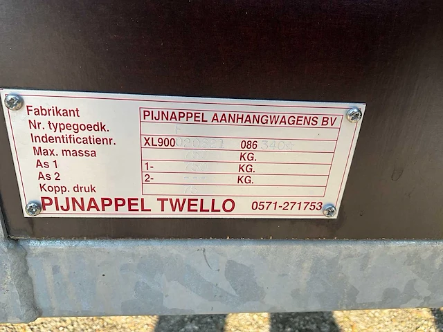 Pijnappel f aanhangwagen - afbeelding 4 van  12