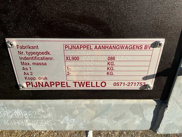 Pijnappel fg aanhangwagen - afbeelding 5 van  13