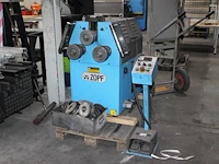 Pijpenbuigmachine zoph zb70/2h1 met diverse koppen in bak. bouwjaar 2005. - afbeelding 1 van  6