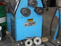 Pijpenbuigmachine zoph zb70/2h1 met diverse koppen in bak. bouwjaar 2005. - afbeelding 2 van  6
