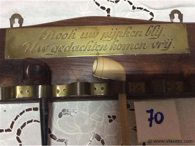 Pijphouder + 2 pijpen - afbeelding 2 van  2