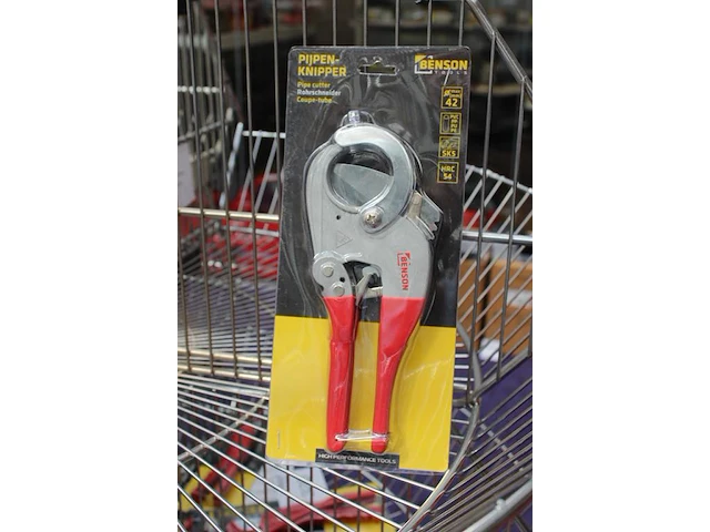Pijpknippers benson max doorsnede 42mm 7 stuks. excl. draadmand - afbeelding 2 van  2