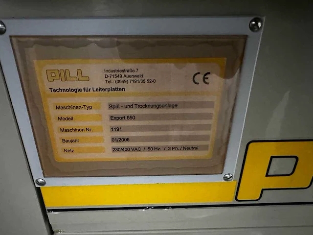 Pill - 2006 - export 650 - micro etch line - afbeelding 7 van  10
