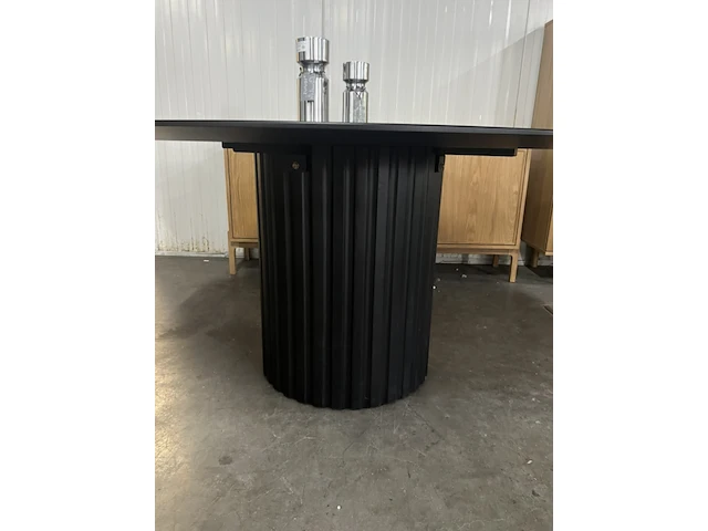 Pillar eettafel ø 140 cm, hkliving, zwart - afbeelding 4 van  7