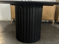 Pillar eettafel ø 140 cm, hkliving, zwart - afbeelding 4 van  7