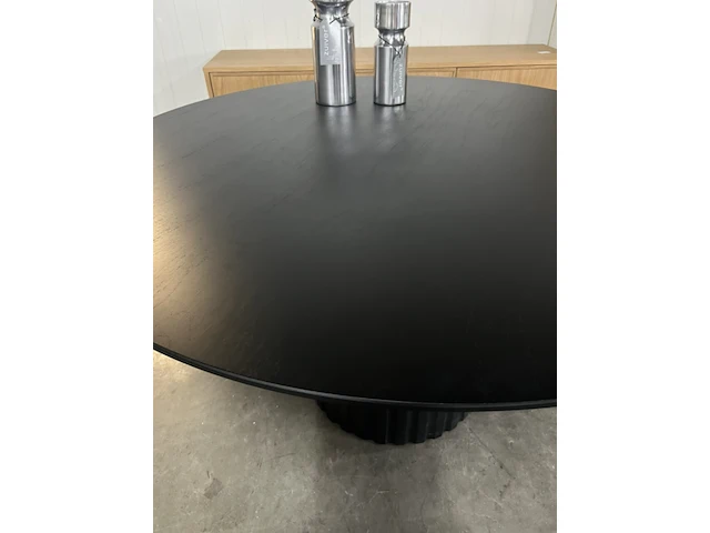 Pillar eettafel ø 140 cm, hkliving, zwart - afbeelding 5 van  7