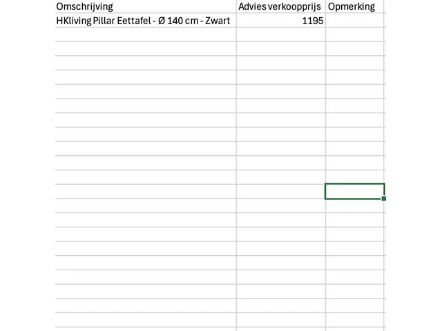 Pillar eettafel ø 140 cm, hkliving, zwart - afbeelding 6 van  7