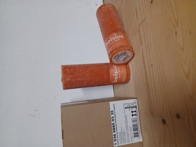 Pillar kaars bolsius 190 x 68 mm brandduur 8,5 u aantal 4 stuks. - afbeelding 2 van  7