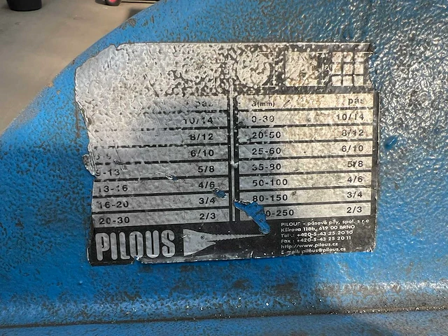 Pilous - arg 240 plus - bandzaagmachine - afbeelding 4 van  13