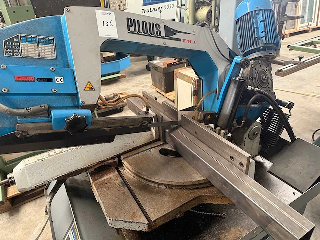 Pilous - arg 300 plus - metalen horizontale bandzaagmachine - afbeelding 3 van  6