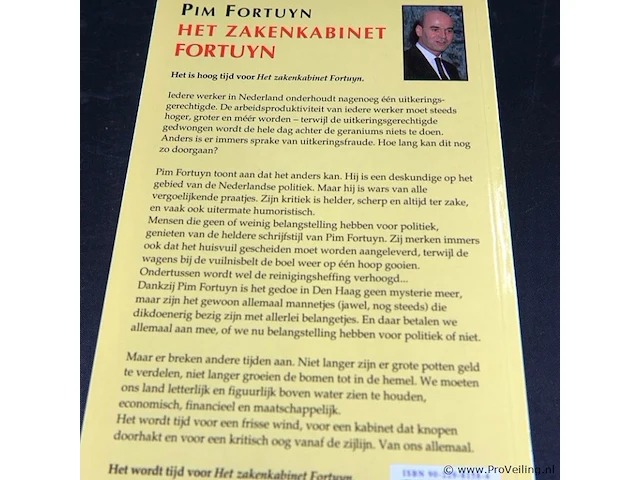 Pim fortuyn. het zakenkabinet - afbeelding 2 van  5