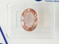 Pink tourmaline 3.76ct algt certified
