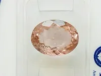 Pink tourmaline 3.76ct algt certified - afbeelding 4 van  8