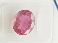 Pink tourmaline 4.46ct algt certified - afbeelding 3 van  8
