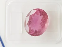 Pink tourmaline 4.46ct algt certified - afbeelding 1 van  4