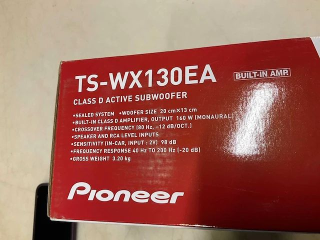Pioneer ts-wx130ea subwoofer - afbeelding 2 van  3