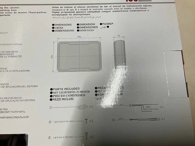 Pioneer ts-wx130ea subwoofer - afbeelding 3 van  3