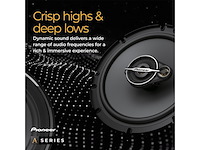 Pioneer tsa6881f autospeakers 6x 8 inch (15 x 20 cm) 4wegs coaxiaal 350 w zwart - afbeelding 3 van  5