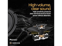 Pioneer tsa6881f autospeakers 6x 8 inch (15 x 20 cm) 4wegs coaxiaal 350 w zwart - afbeelding 4 van  5