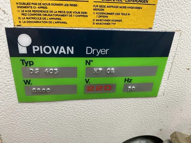 Piovan toebehoren kunststof spuitgietmachine (8x) - afbeelding 2 van  13