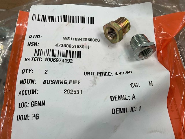 Pipe bushing (50x) - afbeelding 1 van  5