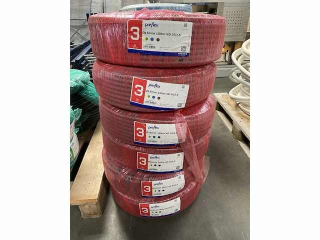 Pipelife preflex vd 3g2.5 rollen bedrade installatiekabel (6x) - afbeelding 2 van  3