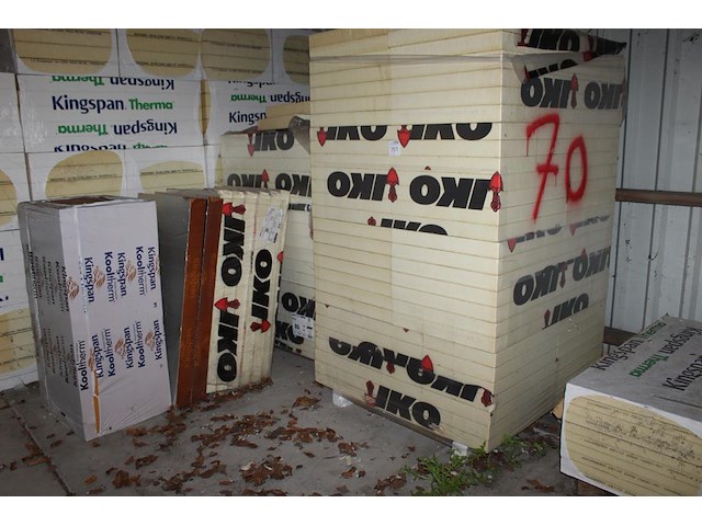 Pir isolatieplaten iko 70 en 80 mm in diverse afmetingen. - afbeelding 3 van  4