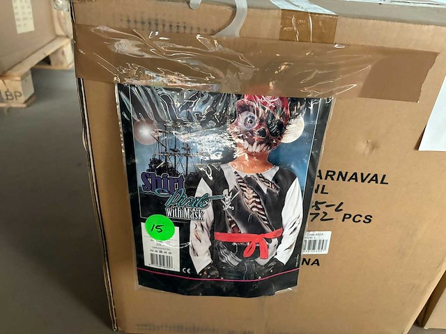 Piratenmasker (72x) - afbeelding 1 van  2