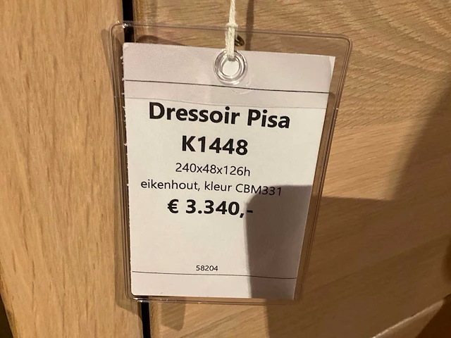 Pisa eiken dressoir - afbeelding 8 van  10