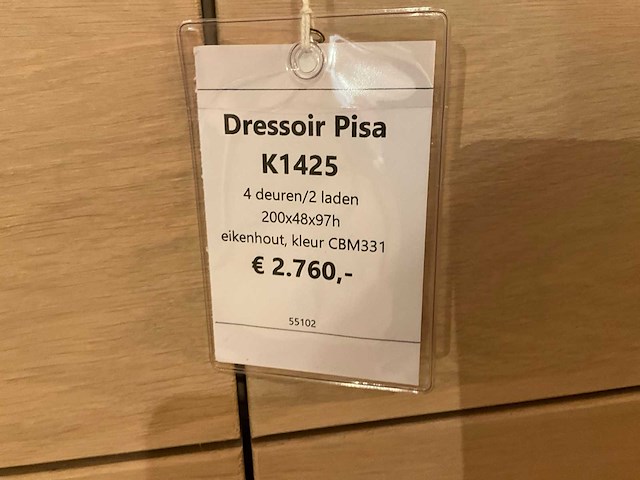 Pisa eiken dressoir - afbeelding 5 van  5